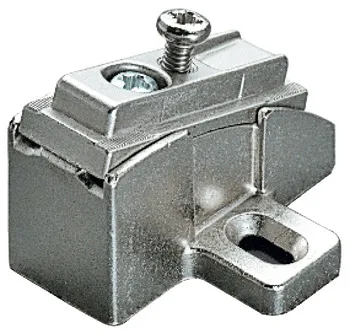 Placă de montaj glisantă cu unghi, Häfele Duomatic A, pentru utilizare unghiulară de la +10° la +30°