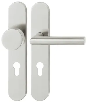 Set mânere de uşă, inox, Startec, PDH4103, șild lung