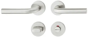 Set mânere pentru uși, inox, Startec, PDH3101, rozetă