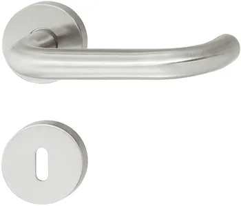 Set mânere pentru uși, inox, Startec, PDH3102, rozetă