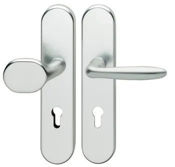 Set mânere de uşă, aluminiu, Hoppe, Verona 86G/3310/3410/1510 ES1 (rezistență la efracție)
