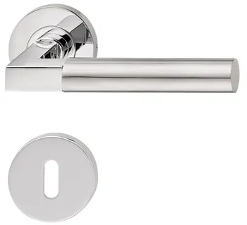 Set mânere de uşă, inox, Startec, model PDH4180, rozetă