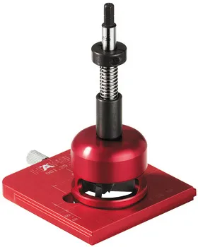 Șablon universal Häfele Red Jig, pentru balamale aruncătoare cu diametru cupă 35 mm, dimensiune de g
