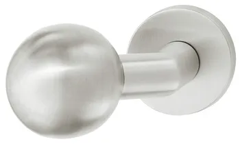 Mâner rotund ușă, inox, Startec, îndoit