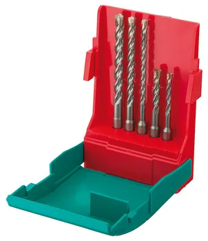 Set burghiu ciocan rotopercutor, SDS-plus HM, 5 piese