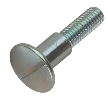Tijă filetată, Cap plat, lamă netedă/slot în cruce, M6, oțel