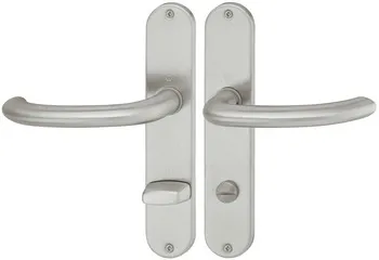 Set mânere de uşă, inox, Hoppe, Marseille E1138Z/302