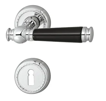Set mânere de uşă, alamă, Jatec, Sanssouci R 949/992