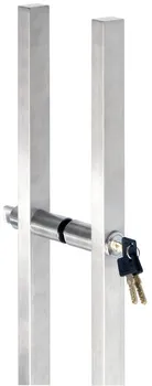 Mâner pentru uşă, Inox, Startec, model PH 2140, blocabil