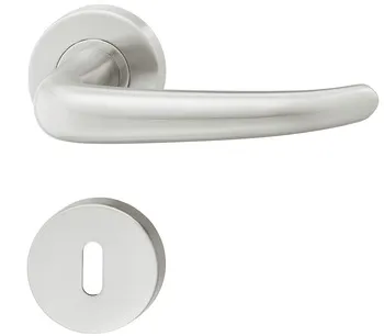 Set mânere de uşă, zone rezidențiale, inox, Startec, LDH 2178, rozetă