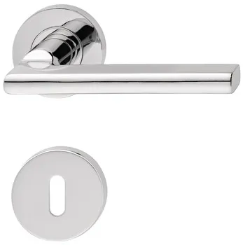 Set mânere de uşă, inox, Startec, model PDH4181, rozetă