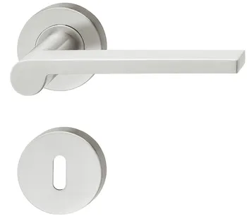 Set mânere de uşă, zone rezidențiale, inox, Startec, LDH 2176, rozetă
