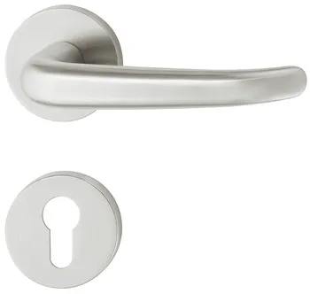 Set mânere de uşă, inox, Startec, PDH4104, șild