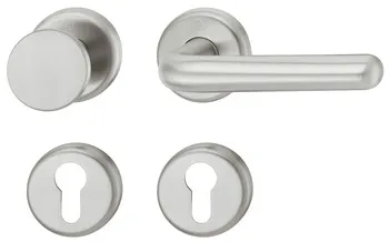 Set mânere de uşă, inox, Hoppe, Helsingborg E1730Z/17KVS
