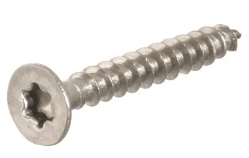 Șurub pentru PAL, Hospa, inox, cap înecat, TS, filet întreg