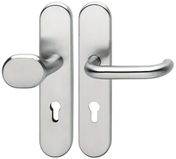 Set mânere de uşă, inox, Hoppe, Paris E86G/3331/3330/138F ES1 (rezistență la efracție)