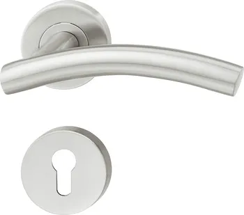 Set mânere de uşă, zone rezidențiale, inox, Startec, LDH 2174, rozetă