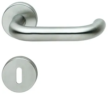 Set mânere pentru uși, Inox, Hoppe, Paris E138Z/42KV/42KVS