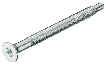 Șurub cu cap înecat, cu filet M6, Cap interior imbus SW4