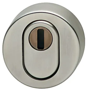 Șild PC securizat, Inox, Hoppe, 42NSB-ZA, cu capac butuc