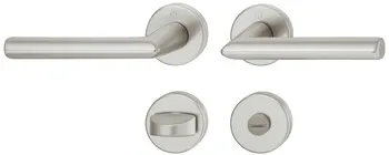 Set mânere de uşă, aluminiu, Hoppe, Stockholm 1140/42KV/42KVS