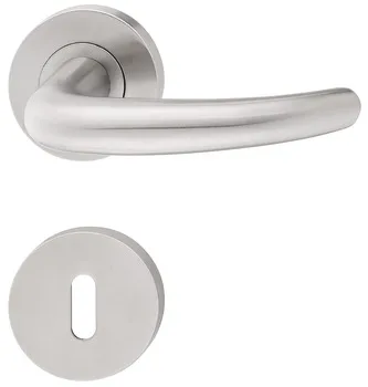 Set mânere de uşă, inox, Startec, model PDH4176, rozetă