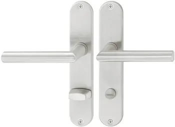 Set mânere de uşă, inox, Hoppe, Stockholm E1140/302