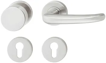Set mânere pentru uși, inox, Startec, PDH3124, rozetă