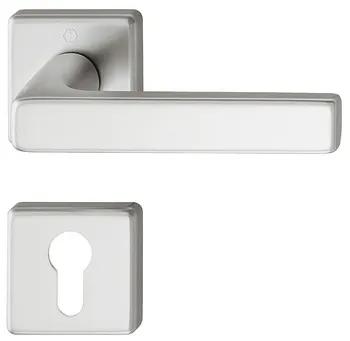 Set mânere pentru uși, Aluminiu Hoppe, Dallas