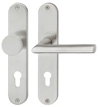 Set mânere de uşă, inox, Hoppe, Stockholm E1140/302