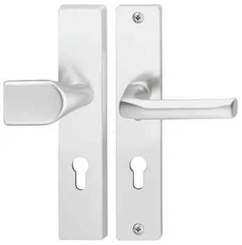 Set mânere de uşă, aluminiu, Hoppe, London 54/2221A/2440/113 ES0