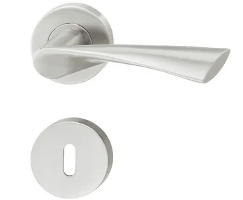 Set mânere de uşă, zone rezidențiale, inox, Startec, LDH 2179, rozetă