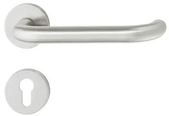 Set mânere de uşă, inox, Startec, PDH4105