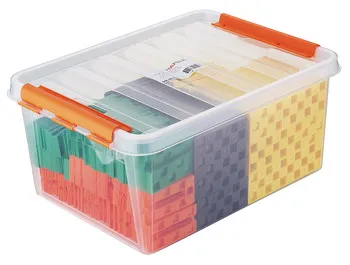 Sortiment de pene de prindere, 245 de bucăţi: Maro/verde/portocaliu/galben 75/70/60/40 bucăți