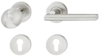 Set mânere de uşă, Inox, Startec, model LDH 2181