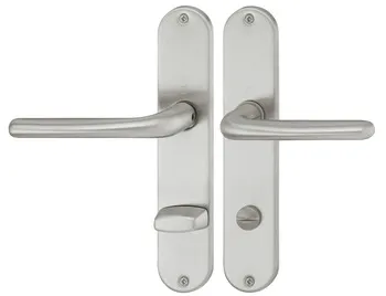 Set mânere de uşă, inox, Hoppe, Cardiff E1850Z/302