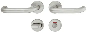 Set mânere pentru uși, Inox, Hoppe, Paris E138Z/42KV/42KVS