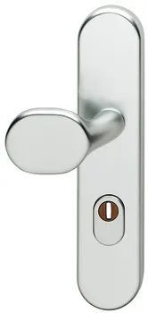 Semi-set, Inox, Hoppe, E86G/3332ZA-3 categorie de rezistență la impact 1 (clasa de protecție 2) șild