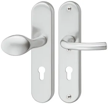 Set mânere de uşă, aluminiu, Hoppe, Tokyo 76G/3331/3440/1710 ES1 (rezistență la efracție)