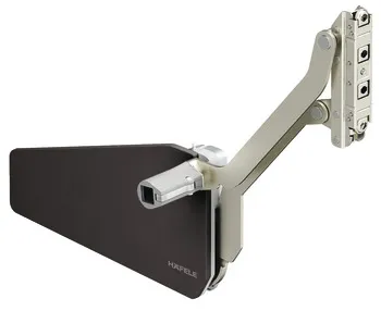 Mecanism Häfele Free Up pentru ridicare front din lemn/PAL/MDF, sticlă sau ramă din aluminiu