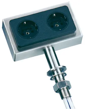 Priză, pentru insule de gătit, cu priză cu 2 ieșiri, 230 V