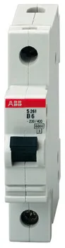 Auto.circuit breaker 1-pol. 6A