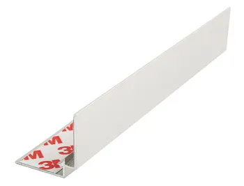 Profil din aluminiu pentru panouri AluSplash®, îmbinare tip "închis" în unghi de 90°