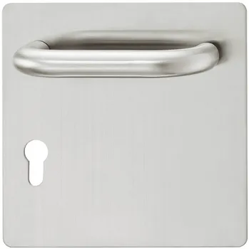 Seturi de mânere pentru uși, Inox, Startec, PDH4102, Șild pătrat