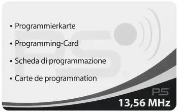 Card de programare pentru încuietoare electronică EFL 50