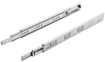 Glisiere pe role, Häfele Matrix Runner BB A, din oțel, extensie completă, montaj lateral