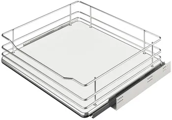 Intern.drawer F st.anthr./chr./wh. 600mm