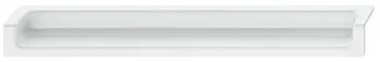 Flush hdl.zi.mat.white.177x24mm