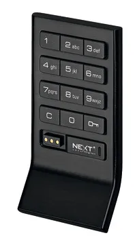 PIN-Code deadbolt lock black 98x54mm