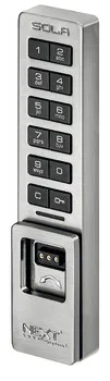 PIN-Code lever lock nick.l.133x32mm